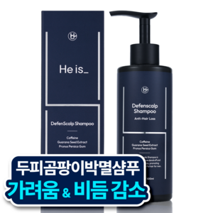 히이즈 디펜스칼프 두피가려움 & 비듬각질 박멸 쿨링샴푸, 1개, 500ml