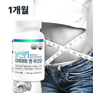 날씬17 다이어트 엔 유산균 식약청 인증 가르시니아 프로바이오틱스 체지방감소 장건강 건강기능식품, 1박스, 60회분