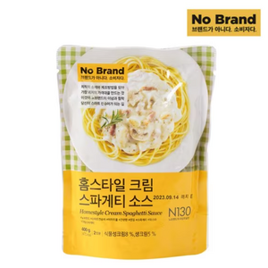 노브랜드 크림 스파게티 소스(2인분)400g (무료배송), 6개, 400g