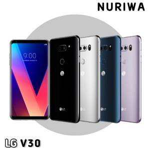 [누리와] 모든통신사O 약정X LG전자 V30 LTE 64GB 공기계 중고폰 알뜰폰 유심옮기면개통 LGM-V300, 오로라블랙 특S급