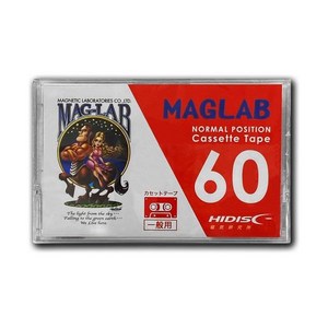 일본생산 Maglab Hi-Disc 노멀포지션 카세트 공테이프 60분, 1개