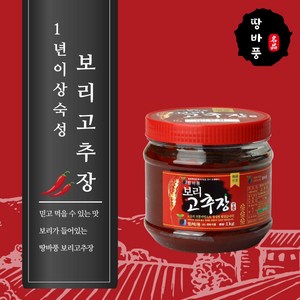 대복식품 땅바풍 1년이상숙성 보리고추장_본사직송, 2개, 1kg