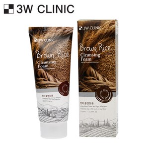 3W CLINIC 현미 클렌징 폼, 100ml, 1개