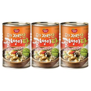 동원 자연산 골뱅이탕 300g얼큰/칼칼/국물/통조림 - 추천, 300g, 3개