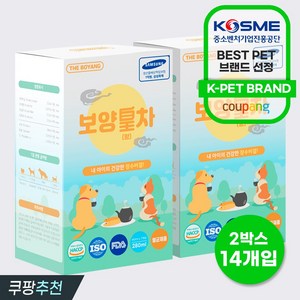 더보양 보양황차 강아지 고양이 마시는 천연 영양제, 40ml, 14팩