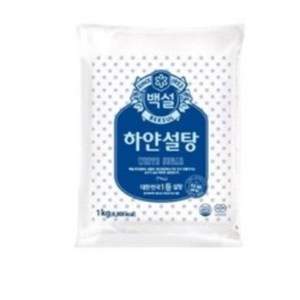 CJ 백설 하얀설탕, 1kg, 3개