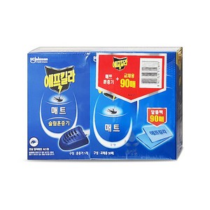 에프킬라 매트 훈증기 + 리필 90p 세트, 1개