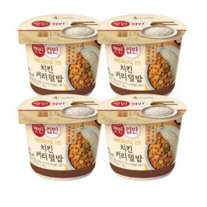 CJ 햇반컵반 치킨커리덮밥, 278g, 25개