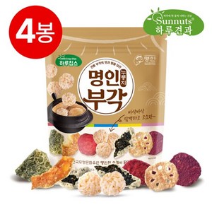 하루견과 명인부각 누룽지 180gx4봉, 4개, 180g