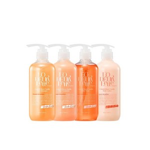 로더렛 컬러핏 번트 바닐라 샴푸+트리트먼트+바디워시+바디로션 500ml, 1개