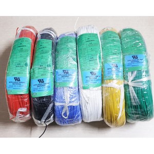 UL3239 3KVDC 22AWG Silicone Wie 실리콘전선 Red (0.08mm소선)-Roll판매(610m), 1개