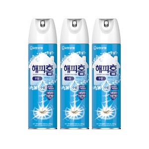 사모아몰 유한양행 해피홈 에어로솔 무향 3개입 500ml, 3개