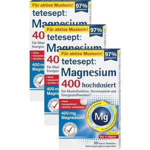 독일 tetesept Magnesium 400 마그네슘 400 30정 x 3개