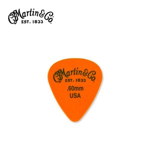 마틴 델린 기타 피크 스탠다드 0.6mm Martin Picks Delrin Standard 0.6mm, 1개