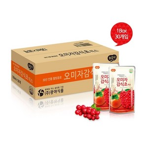 CHO_(무배)광야 오미자감식초 파우치 130ml 1BOX(30개입)_EUN, 1박스, 3.9L, 1개