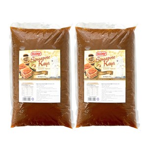 GLORY 프리미엄 싱가포르 카야잼 허니 브라운 2.5kg 대용량 2팩 총 5kg, 2개