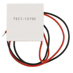 펠티어 열전소자 냉각소자 Peltie TEC1-12708 40mm, 1개