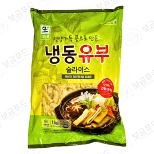 대림 냉동유부슬라이스1kg, 1kg, 1개, 상세 설명 참조