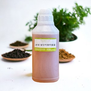 [더위치] 한방 탈모억제추출물 500ml 5종 어성초 구기자 당귀 자소엽 녹차, 1개