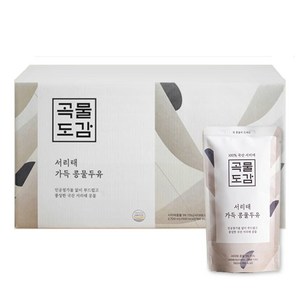 곡물도감 국산 무가당 서리태 콩물두유, 180ml, 15개