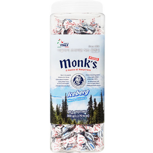 Monks 아이스버그 허브 목캔디, 300g, 1개