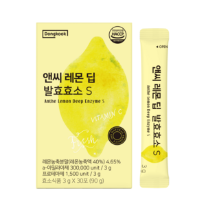 동국 앤씨 레몬 딥 발효효소 3g x 30포, 1개