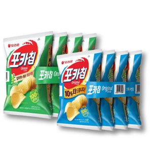 포카칩 오리지널 38g x 4p + 어니언 38g x 4p 세트, 1세트