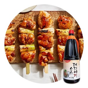 [지케이푸드]선도 데리야끼소스 2kg 닭꼬치 고기 바베큐소스 업소용, 선도 데리야끼 소스 2kg, 1개