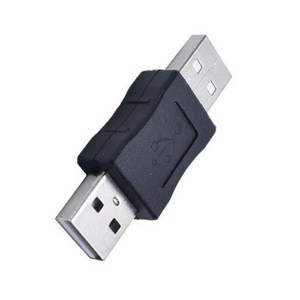 2.0 USB 케이블 연장 데이터 충전 젠더 AM to A타입 숫단자 연결 잭, 1개