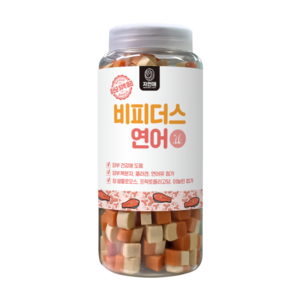 자연애 가수분해 강아지 간식 피부&장 연어 500g, 단품, 1개