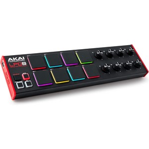 AKAI Pofessional USB MIDI 패드 컨트롤러 MPC 드럼 패드 x 8 어사이너블 노브 x 8 탑재 음악 제작 소프트웨어 부속 MacWin PC 대응 LPD8, 1개