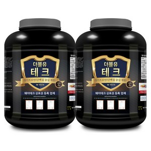 웨이테크 더블유테크 웨이프로틴 단백질보충제 /근육헬스보충제/사은품 증정, 2kg, 2개