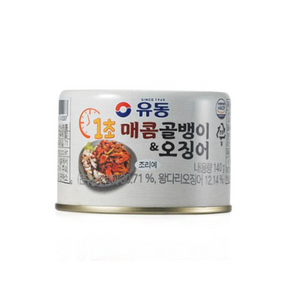 유동 1초 매콤 골뱅이 오징어, 140g, 48개