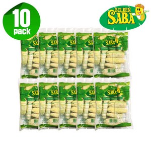 Fozen Whole Steamed Golden Saba Banana 10pack 필리핀 냉동 사바 바나나 10팩, 10개