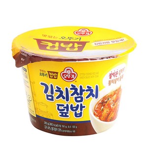 오뚜기 맛있는 컵밥 김치참치덮밥, 310g, 1개