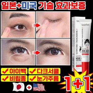 [일본 피부과 추천] 1/1+1/2+2 콜라겐 아이크림 눈밑 지방제거 아이팔트 아이백 크림 눈가 주름개선 다크서클 눈밑꺼짐 제거 아이케어 리프팅 포장증정, 2개, 20g