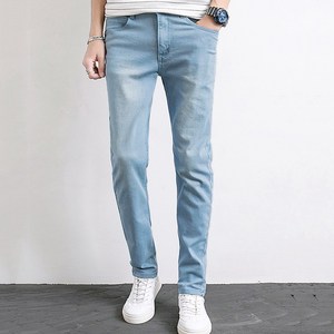 남성 봄여름 청바지 데님 스판 슬림일자핏 데일리 기본 팬츠 긴바지 인어미남 Men's jeans