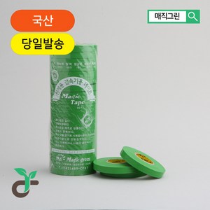 결속기용 테이프 매직테이프 연두 20입, 연두색(강/중), 20개