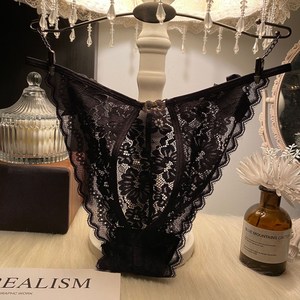 여성용 펀칭 레이스 팬티 여 큐빅 리본 삼각 팬티 Women's Underpants 뉴타임즈 D591Y521