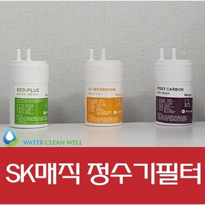 SK매직 정수기 필터 WPU-A400C 호환 세트 최고급형, 1년세트(3+1+1)