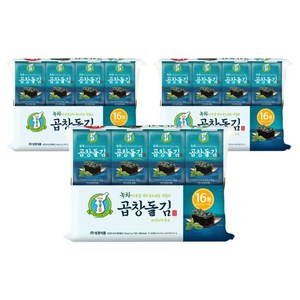 지도표성경김 녹차 곱창돌김, 4g, 48개