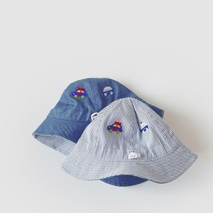 유아동 벙거지 자동차 자수 청 남아 아기