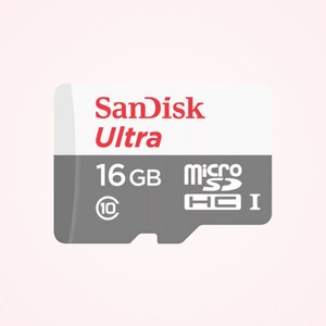 샌디스크 휴대폰 및 태블릿용 mico SD 카드 16GB, 1개