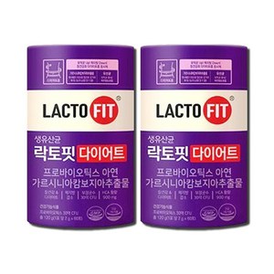 종근당건강 락토핏 다이어트, 120g, 2개