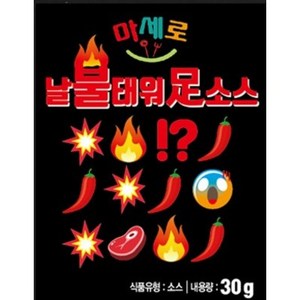 두레 날불태워족소스 30g / 불소스 30g, 1개