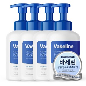 메르헨트 바세린 세라마이드 핸드워시 500ml x 4개 손세정제 물비누 퍼퓸 향기좋은 리필