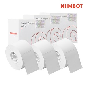 NIIMBOT 라벨프린터 시노링크 님봇 B21 / B1 라벨지 세트, 1개, A03. 화이트 40x20 [3롤]