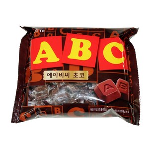 롯데웰푸드 ABC 초콜릿, 187g, 1개