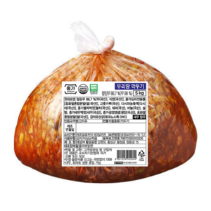 종가집 우리땅 깍두기, 5kg, 1개, 5kg