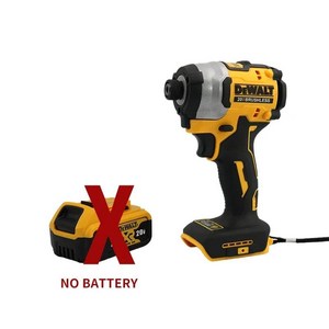 DEWALT 브러시리스 무선 임팩트 드라이버 20V 배터리 충전식 전기 임팩트 드릴 전동 공구 DCF850 205NM, 01 Only Tool, 1개